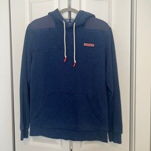 Vineyard Vines Mens Small Blue Hooded Sweatshirt Pullover Hoodie